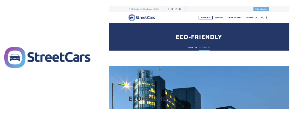 Streetcars logo and website